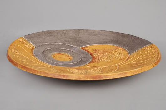 Kelebek desenli tabak Ø440mm